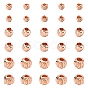 90Pcs 3 Style Brass Spacer Beads KK-YW0002-75RG-1