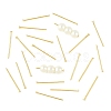 SHEGRACE Brass Flat Head Pins XGR0084G-32G-2