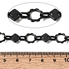 304 Stainless Steel Flower with Rhombus Link Chains CHS-Z007-14B-2