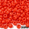 200Pcs Opaque Plastic Beads KY-YW0001-79D-1