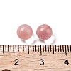 Cherry Quartz Glass Sphere Beads G-P520-17-3