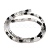 Electroplate Glass Beads Strands EGLA-D030-08B-2