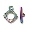 Ion Plating(IP) 304 Stainless Steel Toggle Clasps STAS-H212-17MC-1