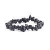 Natural Obsidian Chips Beaded Jewelry Set X-SJEW-JS01232-01-4