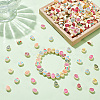 300Pcs Printed Handmade Polymer Clay Beads CLAY-UN0001-01-4