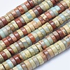 Natural Aqua Terra Jasper Beads Strands G-E444-17-8mm-1
