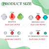 Transparent Glass Beads Sets EGLA-HY0001-20-2