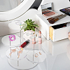 5-Tier Round Acrylic Finger Ring Rotating Display Risers RDIS-WH0018-06A-6