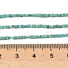 Natural HuBei Turquoise Beads Strands G-G271-G05-1x1.5mm-5