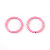 Spray Painted Iron Open Jump Rings IFIN-F149-B11-1