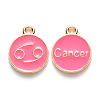 Alloy Enamel Pendants ENAM-S124-01B-03D-1