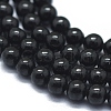 Natural Black Spinel Beads Strands G-D0013-83-3