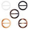 20Pcs Resin Tri-Glide Adjuster Buckles FIND-GF0008-12E-1