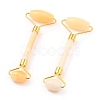 Natural Topaz Jade Brass Face Massager MRMJ-G009-21G-1