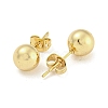 Brass Ear Studs X-EJEW-P261-01C-G-2