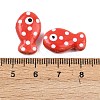 Handmade Porcelain Beads X-PORC-B009-03O-3