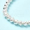 Electroplated Natural Lava Rock Beads Strands G-G984-08S-4