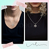 30Pcs Iron Ball Chain Necklace Making MAK-SP0001-08P-5