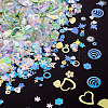 100G Plastic Sequins Beads PVC-TA0001-04E-4