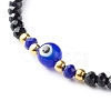 Adjustable Nylon Thread Braided Bead Bracelet BJEW-JB06441-02-4