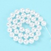 Electroplated Glass Pearl Beads Strands LS-BSHE-C007-A01-02-1-3