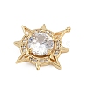 Brass Micro Pave Cubic Zirconia Pendants KK-S339-02G-2