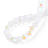 Imitation Jade Electroplate Glass Beads Strands EGLA-A039-J2mm-L06-4