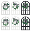 6Pcs 3 Colors Natural Wood Display Decorations HJEW-NB0001-16-1