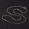 Non-Tarnish 304 Stainless Steel Snake Chain Necklaces X-NJEW-O096-16-2