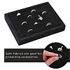 Wooden Cuboid Jewelry Rings Displays RDIS-L001-02A-5