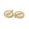 Rack Plating Brass Enamel Charms KK-C007-24G-3