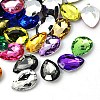 Imitation Taiwan Acrylic Rhinestone Cabochons GACR-A017-13x18mm-M-1