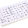 Star Brass Natural Pearl Stud Earrings PEAR-N020-05V-3