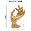 Resin Mannequin Hand Jewelry Display Holder Stands RDIS-WH0009-015-2