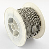 Tarnish Resistant Unwelded 304 Stainless Steel Rolo Chains CHS-R006-3mm-04-2