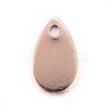 Ion Plating(IP) Stainless Steel Charms X-STAS-L211-02B-RG-1