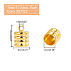 Brass Cord Ends Sets KK-PH0004-41-2