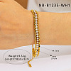 304 Stainless Steel Pave Cubic Zirconia Tennis Bracelets WG7D6AE-04-1