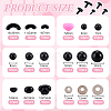DIY Doll Eyes and Nose Making Sets DIY-WH0888-851B-4