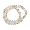 Transparent Electroplate Glass Beads Strands EGLA-P062-01A-HR05-2