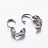Tarnish Resistant 304 Stainless Steel Smooth Surface Bead Tips STAS-P161-19-1