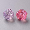 Transparent Acrylic Beads TACR-S154-31C-2
