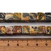 Natural Map Stone Beads Strands G-T139-8x8-45B-5