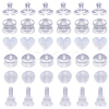 240Pcs 6 Styles Eco-Friendly Silicone Full-covered Ear Nuts FIND-SP0001-17-1