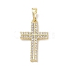 Brass with Crystal Rhinestone Pendants RB-CBA6830-03G-02-1