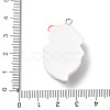 Christmas Opaque Resin Pendants RESI-A049-05B-3