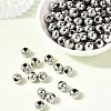 Tarnish Resistant 304 Stainless Steel Hollow Round Seamed Beads STAS-R032-8mm-3