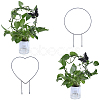 4Pcs 4 Styles Iron Stakes AJEW-CN0002-41-1