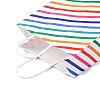 Stripe Print Paper Packing Tote Bags LS-CARB-R001-01B-3