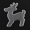 Christmas Reindeer/Stag ABC Plastic Pegboards used for 5x5mm DIY Fuse Beads X-DIY-Q009-25-1